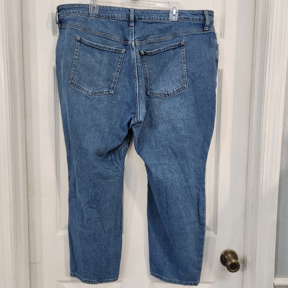 Old Navy Light Blue O.G. Straight Jeans - Picture 5 of 7